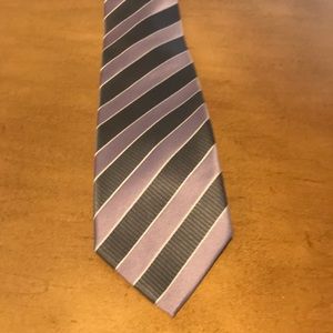 Awesome purple and gray tie